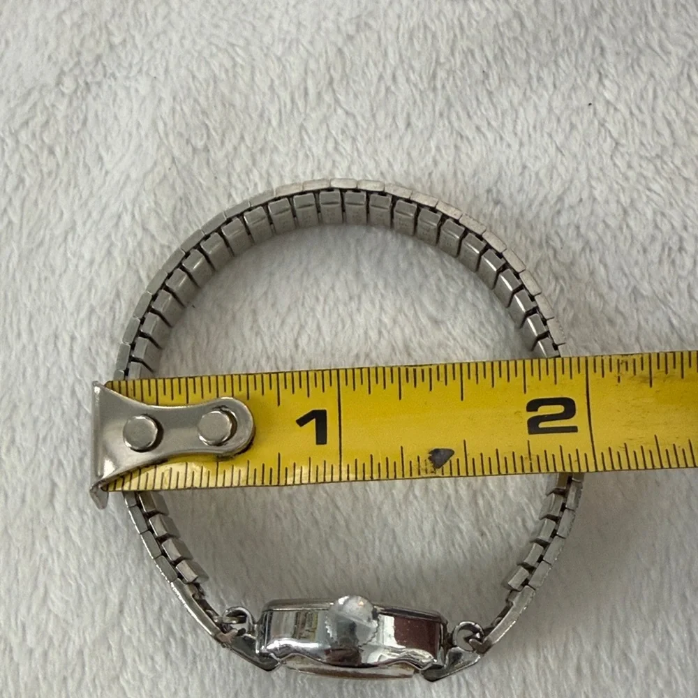 Timex Silver Watch with Cream Dial